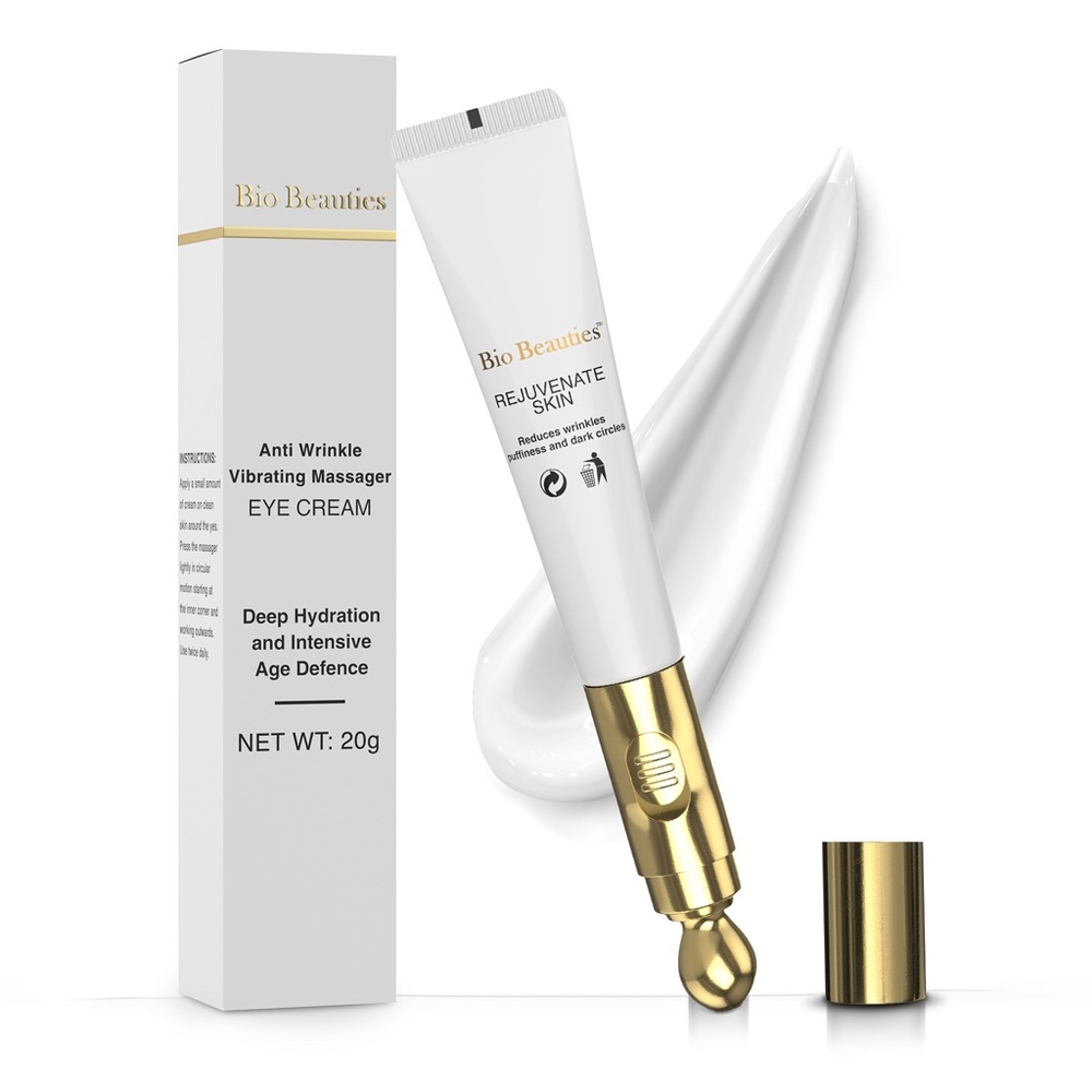Bio Beauties Retinyl Anti-Wrinkle Eye Cream with vibrating massager